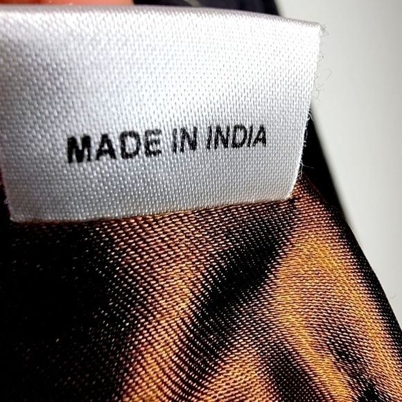 Anage Too vintage women's m black button down embellished sparkly geometric top - Picture 10 of 15